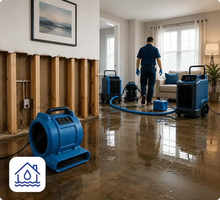 Emergency water damage services in San Antonio, TX
